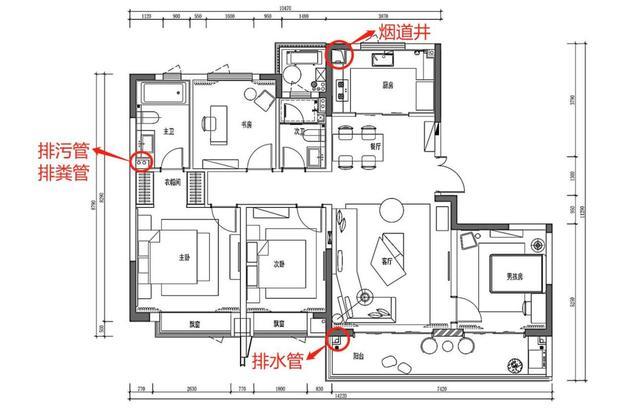 裝修平面圖_餐廳裝修平面布局圖_裝修平面設(shè)計圖軟件